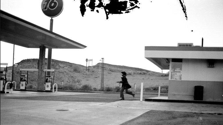 Minki Gas Station Full.8bit.cinema.36.5 x 20.5 Inches 2